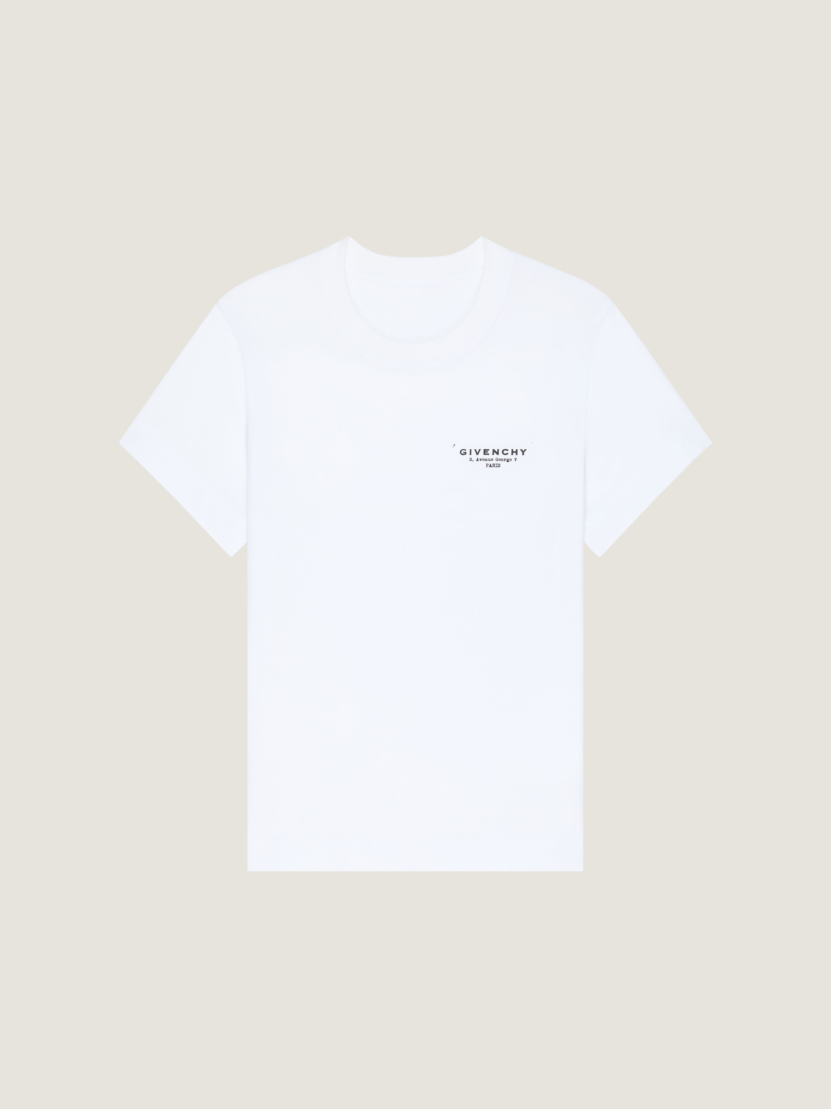 T-shirt in cotton with GIVENCHY Stamp print